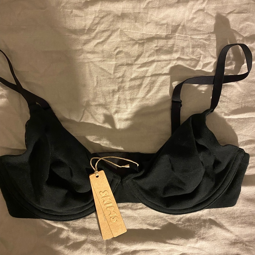 Skims Cotton Jersey Underwire Bra